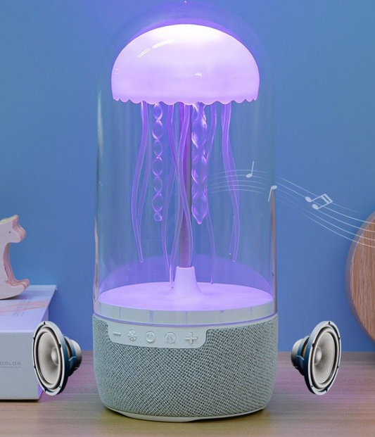 Lampara Jellyfish con parlante bluetooth